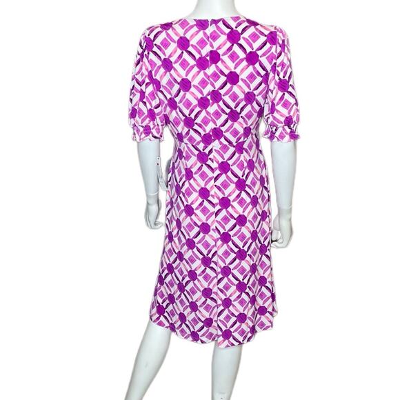 Maggy London Women’s Printed Matte Jersey Stretch Dress Sz 8 - Picture 3 of 5